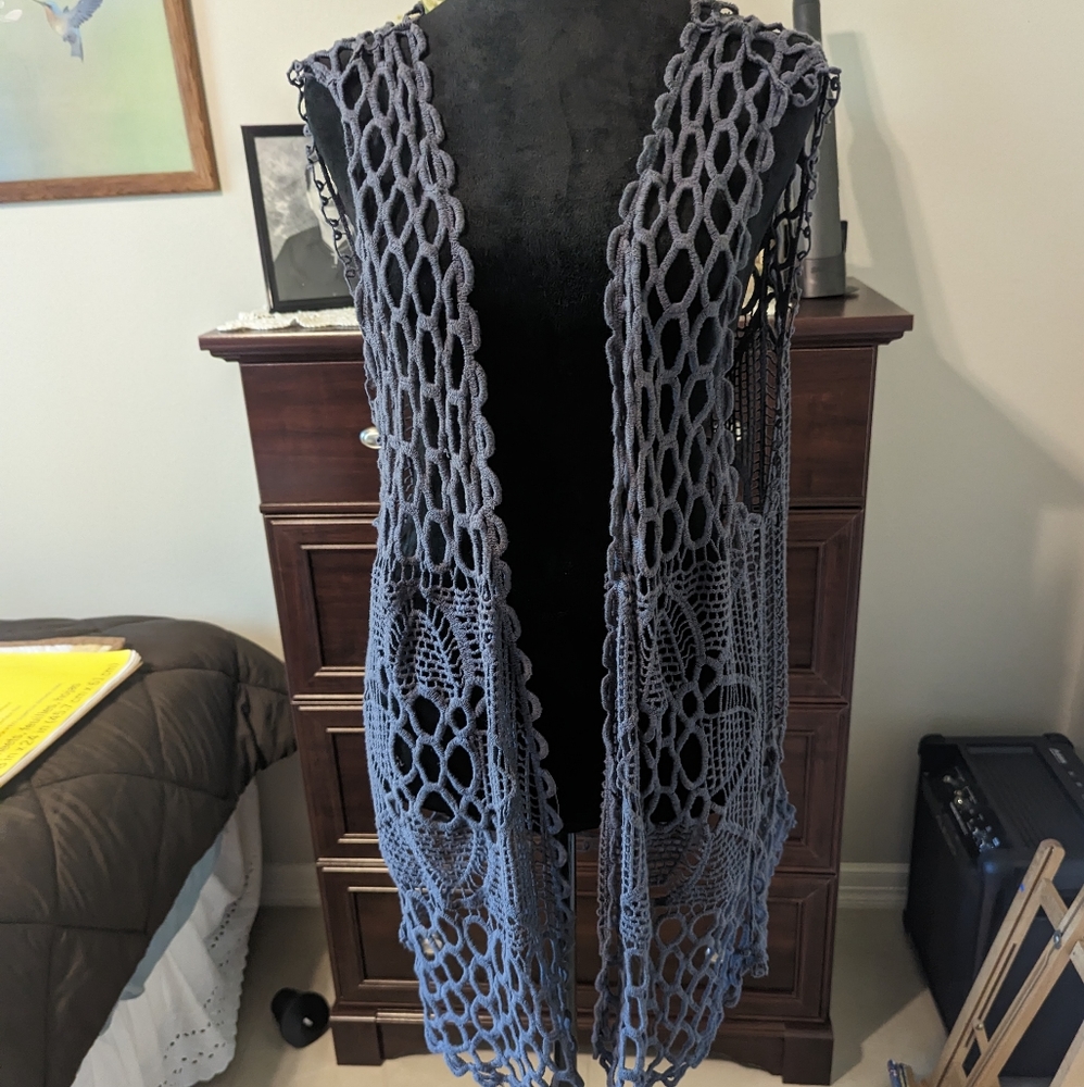 Blue vest